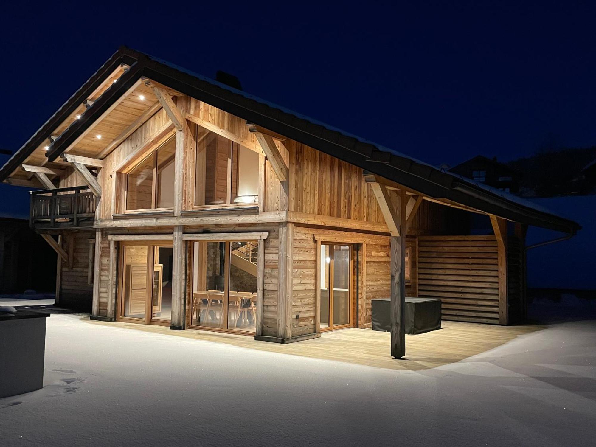 Chalets Coeur Du Lac 马尔比伊松 外观 照片